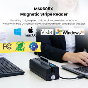 Lector <span class=keywords><strong>de</strong></span> Tarjetas <span class=keywords><strong>de</strong></span> Banda Magnética <span class=keywords><strong>de</strong></span> Alta Calidad <span class=keywords><strong>de</strong></span> <span class=keywords><strong>3</strong></span> Pistas, Codificador <span class=keywords><strong>de</strong></span> Escritura, MSR 605X, Lector <span class=keywords><strong>de</strong></span> Tarjetas MSR 605X - Product Image 2