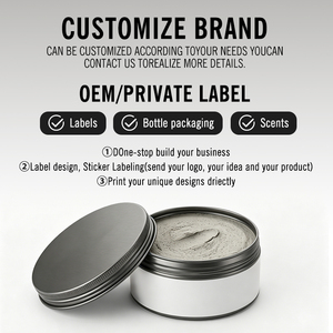 Cire coiffante mate légère personnalisable avec logo, à base d'<span class=keywords><strong>eau</strong></span> et de cire d'abeille, pour hommes, sans huile minérale, confort toute la journée - Product Image 5