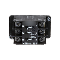 Bloc de contact auxiliaire 2NO 1NC 10A 600V à débrayage progressif, fixation par vis, montage frontal, kit d'accessoires de remplacement pour circuit de commande industriel