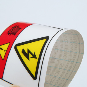 Hoogwaardige op maat gemaakte <span class=keywords><strong>3M</strong></span> kleefsticker, hittebestendig, duurzaam, mat transparant PC-etiketten voor bedieningspaneelmembranen voor gevaarindicatie - Product Image 2