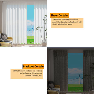 Rideaux motorisés en tissu amélioré Tissu aveugle Qualité occultant Résistant à la température Protection UV Salon Personnalisé - Product Image 4