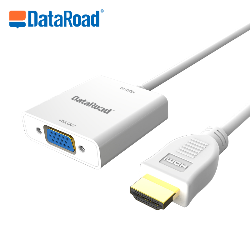 OEM ODM HD Gold Plated 0.25m 4K 1080P HDMI Male TO VGA Female adapter cable