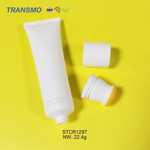 Factory OEM Empty <b>Face</b> Wash Squeeze Tube Hand Cream Tube 100ml Silicone Brush Facial Cleanser Cream Packaging With Flip Cap - Product Image 6