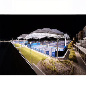 Abri sportif à membrane tendue renforcée avec tissu résistant aux chocs pour terrain de basketball intensément utilisé - Product Image 3