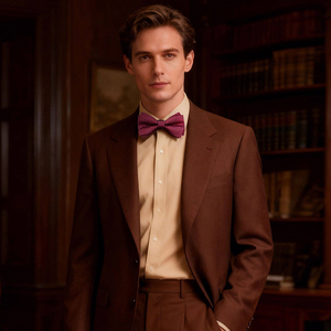 <span class=keywords><strong>Papillon</strong></span> da <span class=keywords><strong>Uomo</strong></span> per Abito Formale, Stile Retrò Casual Britannico, Accessorio di Alta Qualità con Doppio <span class=keywords><strong>Papillon</strong></span> - Product Image 4