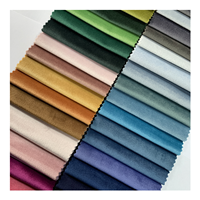 Tissu de canapé en velours hollandais multicolores en polyester tricoté pour l'ameublement textile, produit chinois