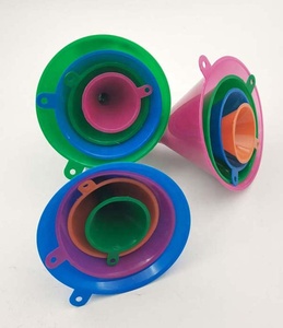 Cheap price hotselling oil filter auto funnel plastic set 4pcs plastic funnel