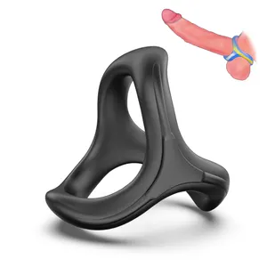 Silikon vibrierender Penis ring 10 Geschwindigkeiten Anal Plug Vibration Masturbieren Erwachsene Männlich Anal Sexspielzeug