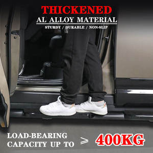 Marchepieds latéraux en alliage d'aluminium noir avec design <span class=keywords><strong>Union</strong></span> Jack pour Defender 110 2020-2023 - Product Image 5