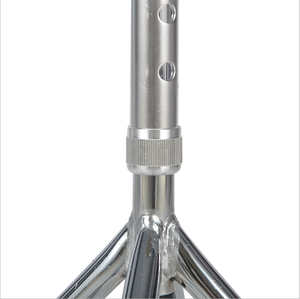 Bastón ortopédico para caminar de aluminio para el antebrazo para discapacitados codo ergonómico muleta de bastón para caminar de cuatro patas plegable de Metal para adultos - Product Image 3