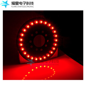 Flare <b>Star</b> Electronic Spare Tire Brake Light 25 <b>Led</b> Red Off Road Lighting - Product Image 2