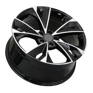 Rines de Aleación de Aluminio de Cinco Radios 5x112 para <span class=keywords><strong>Audi</strong></span> <span class=keywords><strong>A1</strong></span>/A2/A3/A4/A5/A6/A7/A8 - Acabado Negro Nuevo, Marca JZB, 1 Año de Garantía - Product Image 1