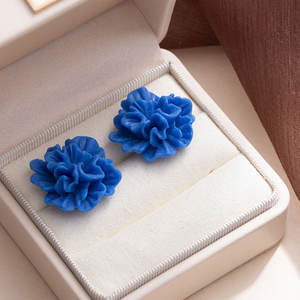ต่างหูรูปดอกไม้สำหรับผู้หญิงต่างหูดอกไม้แฟชั่นเกาหลีทันสมัยน่ารักวัยรุ่นสาวๆเครื่องประดับสำหรับงานเลี้ยง - Product Image 3