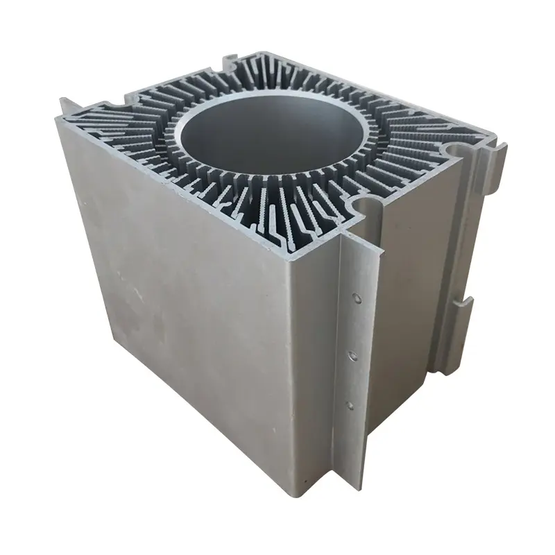 Nouveau design moderne de ventilateur profilé en aluminium anodisé personnalisé pour la construction de persiennes ovales
