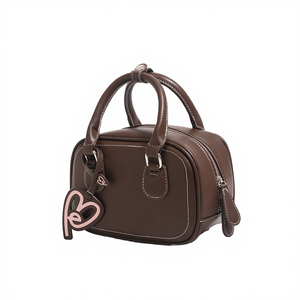 Women's <b>Small</b> Handheld Bowling Ball Bag Luxury Single Shoulder Crossbody Zipper High-End PU Large Capacity Versatile <b>Handbags</b> - Product Image 4