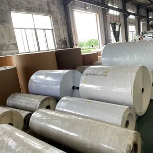 造纸厂高品质硅离型纸巨型卷玻璃纸不干胶标签