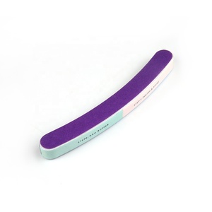 Marque privée logo personnalisé <span class=keywords><strong>utilisation</strong></span> de salon coloré <span class=keywords><strong>4</strong></span> côtés ponçage éponge tampon à ongles - Product Image 4