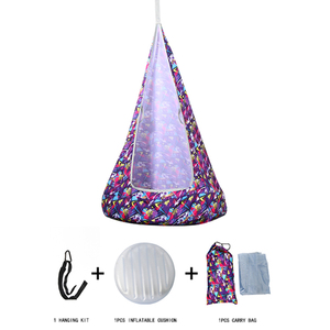250 LBS de interior al aire libre niño <span class=keywords><strong>Swing</strong></span> Pod silla huevo cápsula silla colgante para habitaciones - Product Image 2