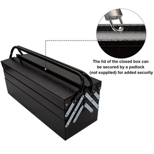 <span class=keywords><strong>Caja</strong></span> <span class=keywords><strong>de</strong></span> <span class=keywords><strong>Herramientas</strong></span> portátil <span class=keywords><strong>de</strong></span> 20 pulgadas, <span class=keywords><strong>caja</strong></span> <span class=keywords><strong>de</strong></span> <span class=keywords><strong>herramientas</strong></span> <span class=keywords><strong>de</strong></span> Metal <span class=keywords><strong>Cantilever</strong></span> <span class=keywords><strong>de</strong></span> 3 niveles, 5 bandejas, organizador <span class=keywords><strong>de</strong></span> <span class=keywords><strong>herramientas</strong></span> multifunción con asas <span class=keywords><strong>de</strong></span> transporte <span class=keywords><strong>de</strong></span> acero - Product Image 4