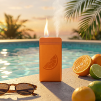 Briquet USB rechargeable Turbo à livraison rapide, avec logo personnalisé imprimé, étui à cigarettes à flamme rapide, accessoires pour fumeurs