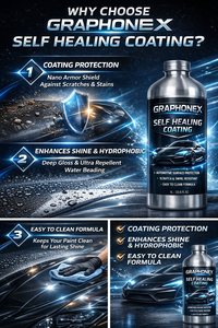 ปกป้องรถของคุณอย่างมืออาชีพด้วย GRAPHONEX เคลือบเซรามิกใสแบบซ่อมแซมตัวเองได้ 1 ลิตร อายุการใช้งาน 5 ปี - Product Image 4