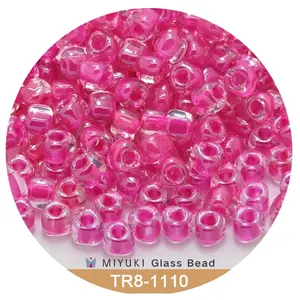 Miyuki triángulo perlas de 3 mm [14 Color dentro teñido 10g paquete