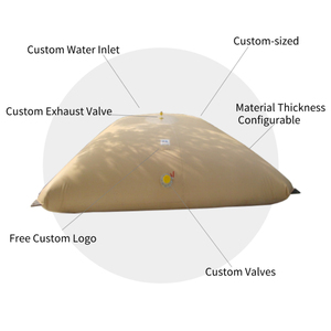 Sac de stockage d'eau en PVC en forme d'oreiller, réservoir d'eau pliable <span class=keywords><strong>pour</strong></span> l'irrigation extérieure, design léger et pliable <span class=keywords><strong>pour</strong></span> montage sur véhicule - Product Image 4