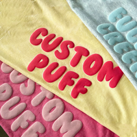 T-shirt personnalisé en coton 100% de haute qualité, 180, 200, 220 g/m², fabrication OEM, impression 3D en relief, votre propre t-shirt sur mesure.