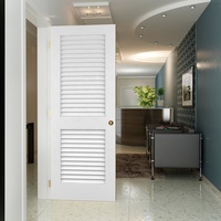 Porte blanche Design moderne et simple Porte coulissante en MDF Surface finie pour armoire Fournisseur en gros