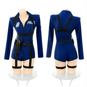 Lencería Sexy al Por Mayor de Fábrica, <span class=keywords><strong>Disfraz</strong></span> de Policía de Inspiración <span class=keywords><strong>Militar</strong></span> para Mujer, Diseño Liso, Día de San Valentín - Product Image 4
