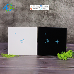 Xzj nhà Tempered Glass không dây cảm ứng nhà <span class=keywords><strong>Wifi</strong></span> tuya điều khiển từ xa ánh sáng thông minh điện tường chuyển đổi - Product Image 1