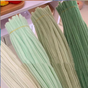 6mm 8mmDIY Enfants Jeu Éducatif Tuyau Noir Couleur Pipe Cleaners 58 Couleurs Rouge Bosse Chenille Tige Branches De Noël - Product Image 4