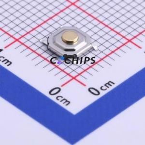 TS-1187A-B-B-B Tactile Switch SMD Switch Single Pole Single Throw Round Button 1.6N Vertical Mount - Product Image 1
