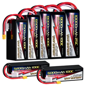 Vant Fpv Batterij Drone 6S Lipo Batterij 22.2v520 0/6000/6500/7500/8000/10000/12000mah100c Voor 7-8Inch 400-450Mm 8/10Inch Xclassfpv