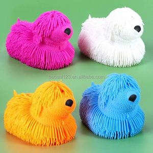 Cute Furry Rabbit Dog Cat <b>Squishy</b> Toy Luminous Stress Relief Squeeze Toy Glowing Decompression Fidget Toy for Kids Adults - Product Image 2
