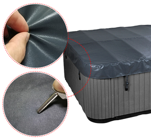 TSPK Roll-Up Swim Spa Cover Oxford Cloth para Spa al aire libre Piscina <span class=keywords><strong>Bañera</strong></span> Hot Tub Covers Ahorro de espacio Rolling Design Swim Spas Tubs - Product Image 4