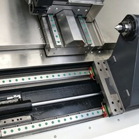 Tour CNC à banc incliné TCK80 GSK980TDi, portée de coupe 800 mm, tourelle 12 postes, 15 kW, pour le tournage de gros arbres et de brides