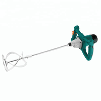 Mélangeur de peinture électrique portatif, petite perceuse à mélanger le béton avec pelle mélangeuse et vitesse variable