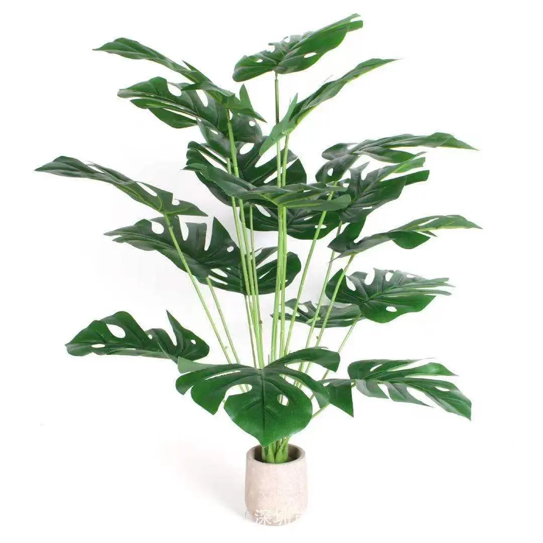 Guangdong 24 Blätter Indoor Ornamental 84cm Künstliche Kunststoff Bündel Pflanzen