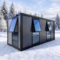 Maison conteneur pliable en forme de Z, écologique, préfabriquée, à montage rapide, compacte, portable, maison préfabriquée, hôtel, villa, appartement