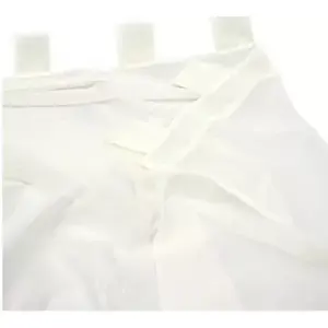 White Voile <b>Curtains</b> 2.30m Translucent <b>Long</b> Modern Minimalist Style With <b>Curtain</b> Hook - Product Image 1