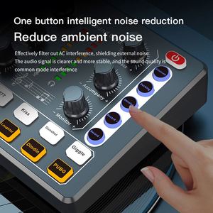 <span class=keywords><strong>Home</strong></span> <span class=keywords><strong>Studio</strong></span> Diffusion en direct Chant <span class=keywords><strong>Externe</strong></span> M8 USB <span class=keywords><strong>Carte</strong></span> <span class=keywords><strong>son</strong></span> Interface d'enregistrement Table de mixage audio - Product Image 3