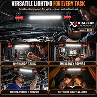 Senter LED COB XINJUE B012 3.7V 18650 2000mAh Isi Ulang dengan Mode Cahaya Putih dan Merah, Casing ABS