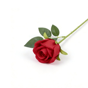 Roses artificielles en soie faites à la main en gros, roses rouges pour la décoration <span class=keywords><strong>de</strong></span> la maison et <span class=keywords><strong>de</strong></span> mariage, fleurs à longue tige imperméables en vrac, Fleur <span class=keywords><strong>De</strong></span> Dco Ration - Product Image 3