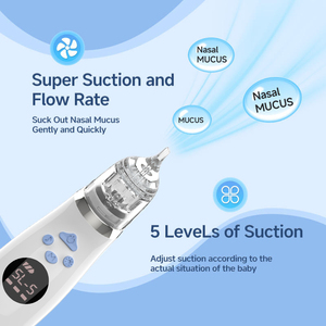 Aspirador nasal seguro eléctrico Productos para recién nacidos Cuidado de limpieza nasal Aspirato nasal eléctrico para bebés - Product Image 4