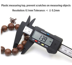 Alta precisione in plastica in fibra di carbonio di dimensioni digitale 150mm pollice elettrico in acciaio inox scorrevole calibro Vernier elettronico - Product Image 5