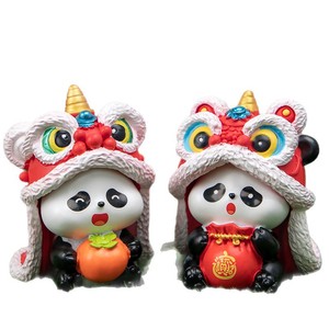 Yu Mo Lucky <b>Bear</b> Tuan Tuan Blind Box 6Pcs Set <b>Cute</b> Panda Dolls Desktop Decor Gift for Kids - Product Image 5