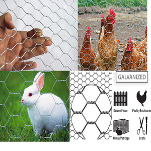 1/2inch 1inch dây thép carbon thấp vải hình lục giác nuôi gà lưới uốn lưới sắt mạ kẽm - Product Image 2