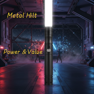 Nexussabres haute qualité Cosplay enfants jouet épée métal poignée lourd double RGB LED sabre laser en ligne vente en gros sabre laser - Product Image 1