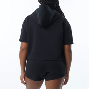 Mejor Venta de alta calidad francés Terry media manga pulóver 70 algodón 30 poliéster sudaderas con capucha - Product Image 5